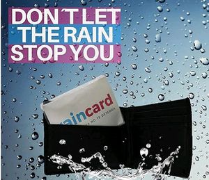 Pocket Ren Card Raincoat Use And Throw
