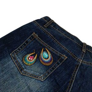 Y2k Embellished bootcut Denim Jeans