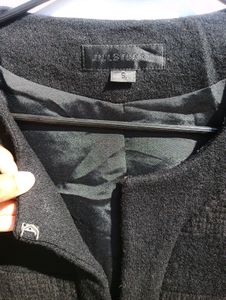 Black Retro Jacket For Women