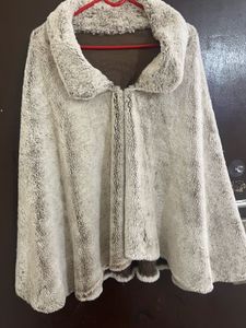 Cozy Faux Fur Cape