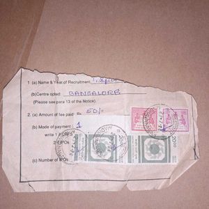 Central Recruitment Fee Stamp