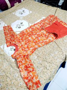 Floral Print Kurta