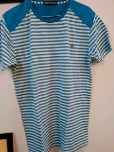 Striped Blue & White Tee
