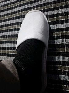 White  Slippers, Cotton Universal Size