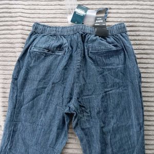 Blue Casual Joggers