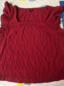 Red shein top