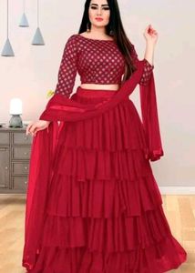 Unstitched Lehnga-choli