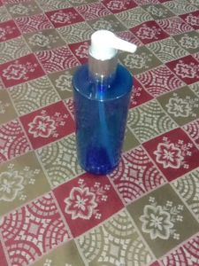Blue Pump Bottle