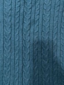 Teal Knit Sweater Dress