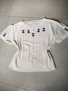 Vintage Floral Knit Top