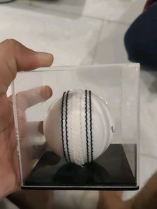 Signed Cricket Ball By Rahul Dravid