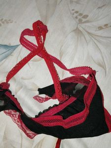 Red N Black Thong ❤️‍🔥