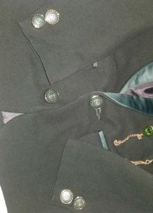 Coat Pent Set With Jutti