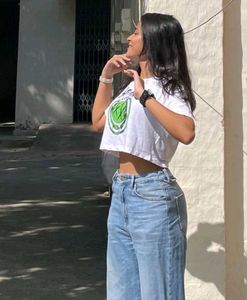 H&amp;M Blink 182 Crop Tshirt