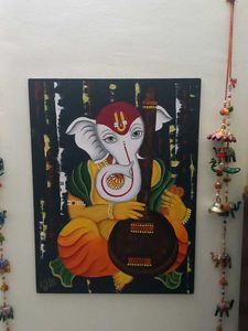 Ganesha Veena Art