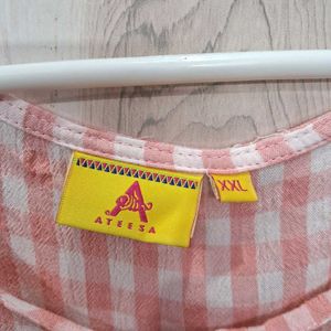 Pink Checkered Dress