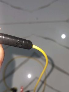 Yellow Wired Earphones