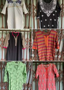 Assorted Women's Kurtis. Price Mention For 1 Item