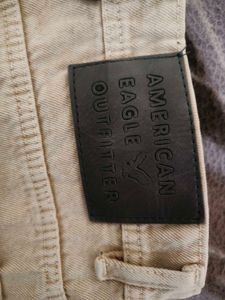 Men's Beige Corduroy Jeans