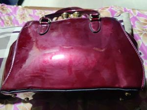 Burgundy Handbag