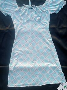 brand new (newme) Mint Checkered Mini dress