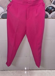 Pink Straight Leg Pants