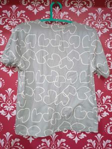 Heart Print T-Shirt