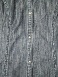 Denim Shirt Dress/Top