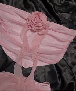 Pink co-ord set . size-xs/s(Stretchable)