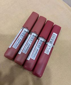 Loreal Matte Resistance Liquid Lipsticks.