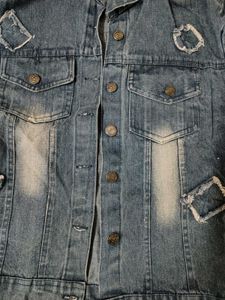 Distressed Denim Jacket