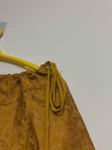 Elegant Gold Brocade Lehenga Skirt