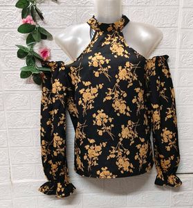 🎁Buy 2 Get 1 Free 🎁Floral Cold Shoulder Top