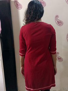 Amazing Short Dress With Beautiful Embroidery Work