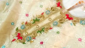 Elegant Embellished Girls Suit
