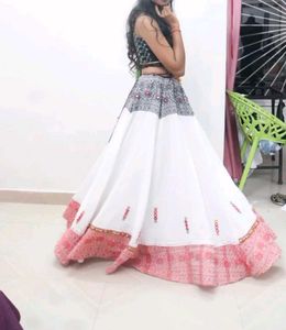 garba lahanga with blouse no dupatta added