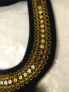 Tommy Hilfiger Black Halter With Rich Gold Emb