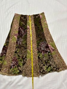 y2k floral skirt