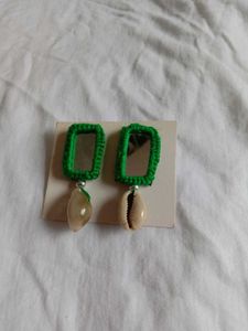 Shell Drop Earrings ( Single Piece)