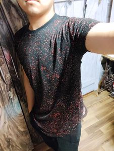 Stylish Rare Design Tshirt With Curve End
