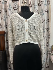 Crochet Knit Cardigan