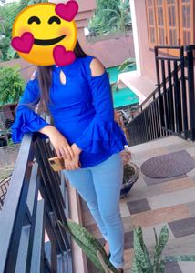 Navy Blue Stylish Top And Jeans
