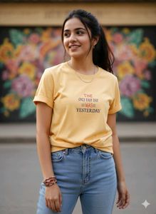 Yellow Graphic Tee