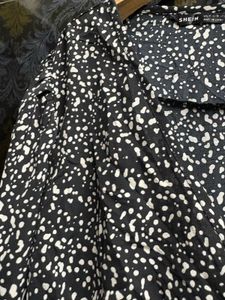 Chic Speckled Ruched Mini Dress