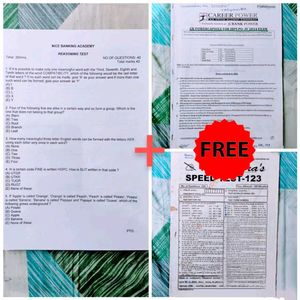 🔥 Reasoning Test Booklet – Get 2 Extra