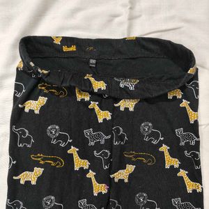 Girls Animal Print Leggings