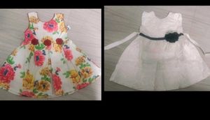 2 Cute Baby Partywear Dresses