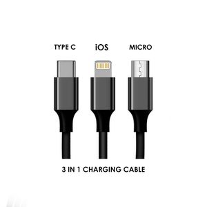 Uranedge 3-in-1 100W SuperSpeed Charging Cable