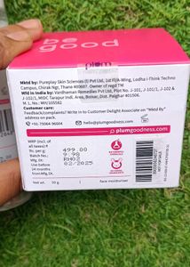 Combo Of Plum Rose Toner &amp; Gel Cream