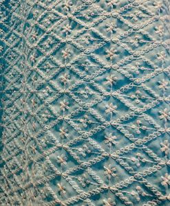 Blue chikankari kurta